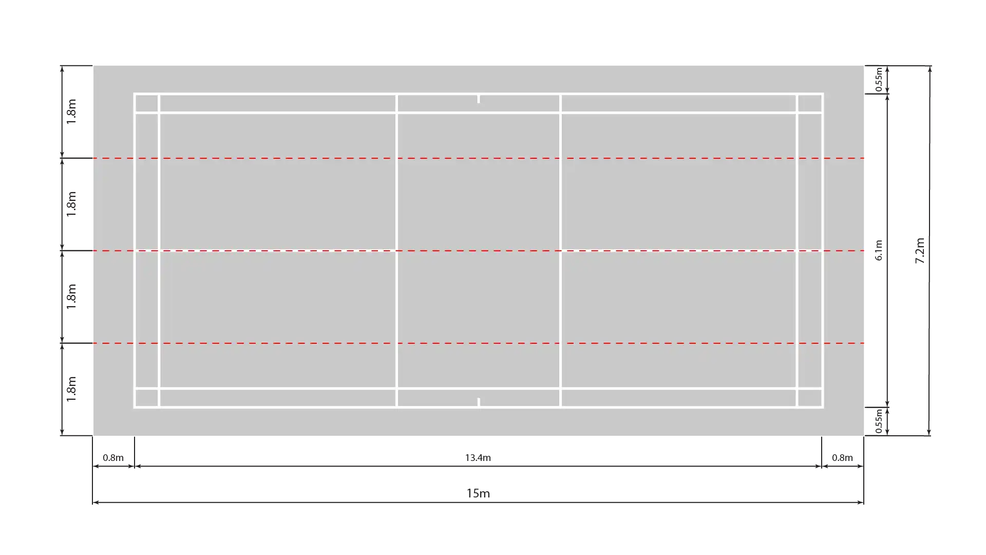 Badminton Floor plan
